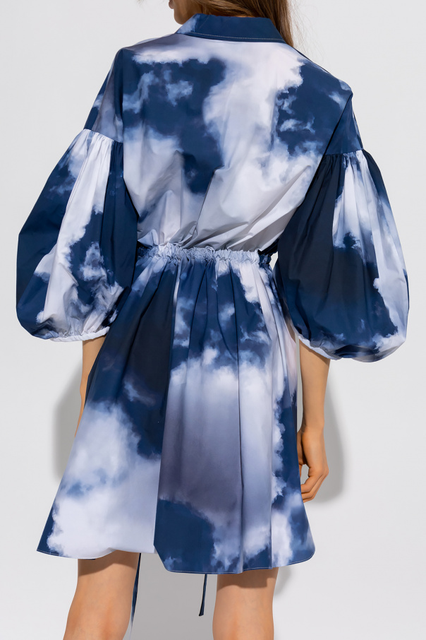 Navy blue Drawstring dress Alexander McQueen - Alexander